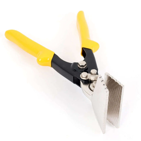 Seamer Tongs Heavy Duty No Slip Handle Manual Metal Bender Tool for sheet metal and edge sealing, carbon steel with PVC grips