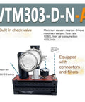 All In One Pro Grade Multi Stage Vacuum Generator With Built In One Way Valve And Filter For Pneumatic Systems, front view