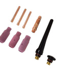 Ultimate TIG Accessories Kit For TIG Welders Includes 3 Nozzles And 3 Collets With Collet Body Compatible With TIG200 Set