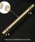 10 Pack Gold Cabinet Pulls Six And A Quarter Inch Brushed Gold Drawer Handles For Dresser Bathroom And Kitchen Top Notch Modern Hardware With Zinc Alloy Base Durable Aluminum Construction Easy Install