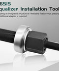 Close-up of Chevy Harmonic Balancer Installer Tool 66515, showing durable steel construction and dual-threaded design.