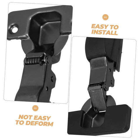 Close-up of Soft Close Cabinet Hinges With Concealed Damping Mechanism For Quieter Kitchen, Bathroom And Living Room Cabinets
