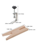 Two Pack Heavy Duty Wooden Bench Clamps For Jewelry Making And Metal Workholding Portable Vise Tool dimensions and details