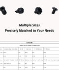 Slick Desktop PC Assembly Screwdriver Kit With Motherboard Mounting Screws shows various screws sizes for DIY rig builds.