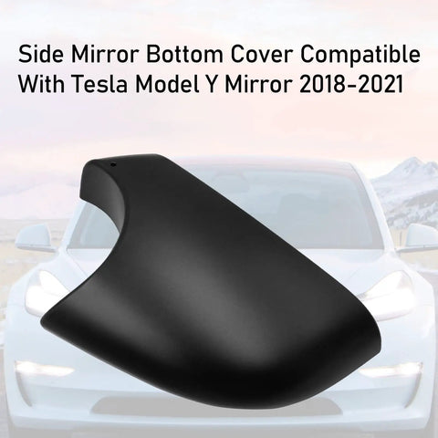 Tesla Model Y Mirror Bottom Cover Replacement Right Passenger Side For 2018 To 2025 Must Have Upgrade Easy Install