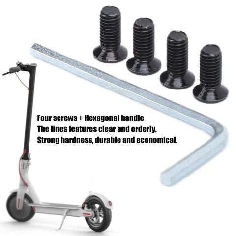 Hex Wrench Set For Electric Scooters And Skateboards With M5 Thread Front Fork Bolts And 10mm Length Handlebar Screws Replacement Hardware
