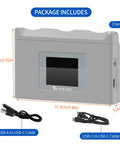 Triple Port Drone Battery Charger Hub With LCD Display And Smart Power Management For DJI Drones package contents