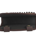 Interior view of Cheek Rest Pad With 14 Round.22LR Shell Holder For Rifle Stock PU Leather Riser And Extra Cartridge Slot Hunting Gear
