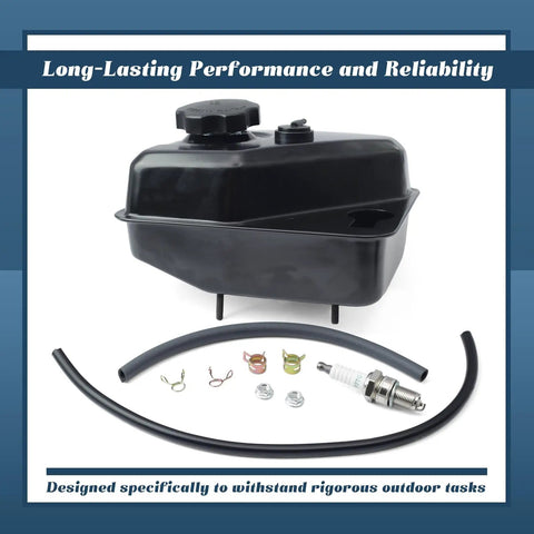 Gas Fuel Tank With Roll Over Valve Replacement For Garden Tillers Easy Install Bolt On Compatible With Cub Cadet FT24 RT35