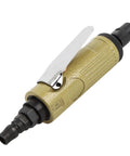 Heavy Duty Pneumatic Die Grinder Delivers Ridiculous 25000 Rpm Speed For Smooth Metalworking Deburring Tasks And Auto Detailing Projects Any Day Now, side view.