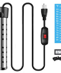 High Power 1500W Immersion Water Heater That Heats Five Gallons Fast In Minutes With A Stainless Steel Guard Cover And Easy Switch For Home