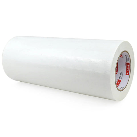 12 Inch Wide Duct Tape Beefy Heavy Duty 9 Mil Industrial Grade Waterproof Tape 90 Feet Long Flexible No Residue White Tape