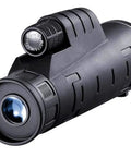 Black 10X42 Monocular with Wide Angle View Central Focus for Hunting, Travel, Bird Watching, Wildlife Viewing, and Concerts