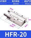One Piece Finger Cylinder For Mechanical Arm Gripper HFZ16 HFZ20 HFKL HFY HFR10 25 32 40mm, Pneumatic Gripper Cylinder