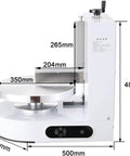 Automatic Birthday Cake Smoothing Coating Machine For 4 To 12 Inch Cakes With LCD Display and height adjustment