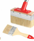 6 Inch Deck Stain Brush With 77 Inch Extendable Handle And 3 Inch Paint Brush Set With Synthetic Bristles