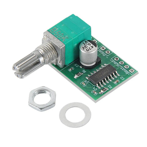 Handy 5V Dual Channel Stereo Amplifier Module With Potentiometer For DIY Portable Audio Projects 3W Per Channel USB Powered Board
