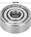 S624ZZ Stainless Steel Bearings 4x13x5mm Pack Of 10 For Skateboards Roller Skates Longboards And Quad Skates close-up view