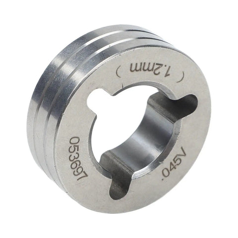 Premium Dual Size V Groove Drive Roll Kit With.030 And.035 Mig Welder Wire feeder gear with 7mm size and durable metal design.
