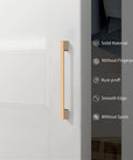 Ten Pack 5 Inch Center To Center Zinc Alloy Champagne Bronze Kitchen Cabinet Handles Drawer Pulls For Cupboard Wardrobe