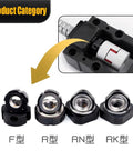 Heavy Duty Universal Ball Screw Lock Nut Set For Milling Router Fine Thread M10x1 M12x1 M15x1 Two Pack