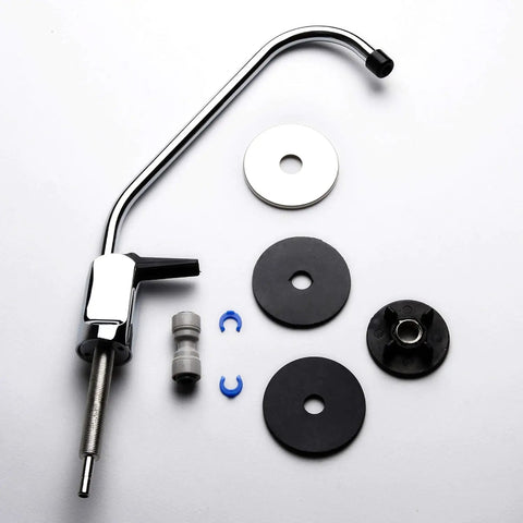 Lead-Free Reverse Osmosis Faucet For Under-Sink Water Filtration Systems Non-Air Gap Chrome 9-Inch Solid Brass RO Faucet parts
