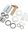 Beefed Up Pivot Pin Bushing Kit For Skid Steer Loaders Tapered Design OEM Compatible Replacement shown in parts layout