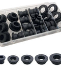 Silicone T Type Grommet Kit 45 Pieces Five Size Grommets For Wiring And Auto Firewall Holes Cable Protection And Irrigation Drains