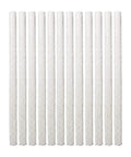 Fiberglass Tiki Wick Replacement 12 Pack for outdoor patio lighting and garden torches; smoke free, odorless; wide compatibility; front view.