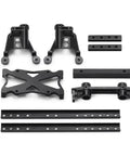 Heavy Duty 1 By 10 Scale RC Car Chassis Frame Kit With Metal Construction Extended Rails And Shock Towers For 4x4 Crawler Upgrades