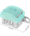 Metal Tape Deck Head Dual Channel Replacement for Cassette Players and Vintage Recorders, Universal Fit, Includes Integrated Support Frame and Button Components, 2cm x 1cm