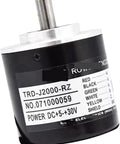 Side view of Absolute Rotary Encoder Workhorse For Position Feedback In Industrial Automation Rugged And Durable Sensor.