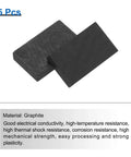 High Purity Graphite Block 25x15x5mm Plate Pack Of 5 For Melting Casting And Electrolysis Heavy Duty Pro Grade Graphite Electrode Sheet