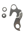 Beefy Derailleur Hanger Replacement For Mountain Bikes Bolts Included Silver Aluminum Alloy Built For Rugged MTB Frames Remedy