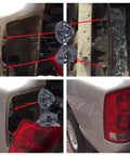 Installation of Dodge Ram Tail Light Retainer Clips 15 Pack 19mm Head 11mm Stem in 12mm Hole for Ram 1500 2500 3500 Pickup and Durango