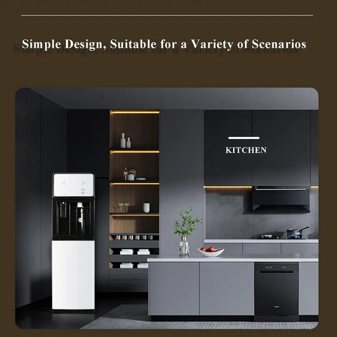 Straight Up Water Cooler Dispenser Hits The Spot With Dual Temp Control in a modern kitchen setup.