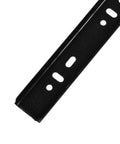 Close-up of Beefy Heavy Duty Full Extension Drawer Slides Set, showing black electrophoretic coating and solid steel ball bearings.