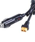 Plug And Go Power Extension Cable Car Charging Male To Female Connector, heavy duty connector with light indicator for outdoor use.