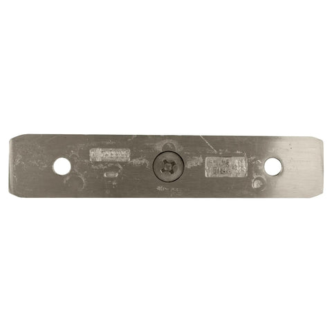 Senior Prima 01 Series Satin Nickel Top Or Bottom Mount Glass Hinge For Half Inch Thick Tempered Glass Panels, Beefy Heavy-Duty Shower Door Hardware, Smooth Operation And Clean Finish, satin nickel hinge plate close-up