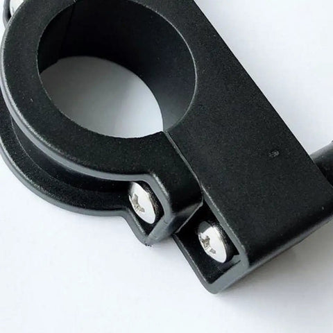Close-up of nylon clamp on Set Of 2 Inflatable Outrigger Stabilizer Rod Holders For Kayaks And Sit On Top Boats