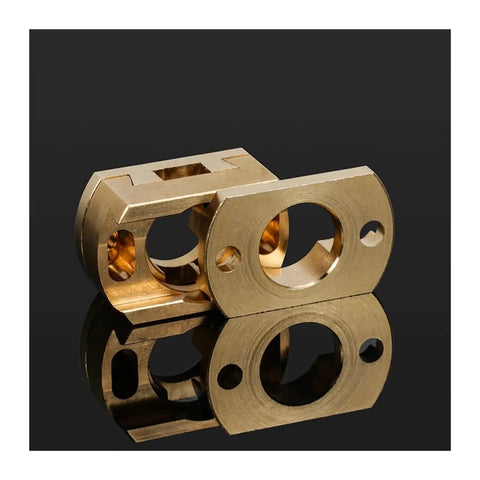 Top 18mm Brass Oldham Coupling Fits Ender 3 V2 CR10 And CR10S Pro Z Axis T8 Screw Upgrade For Hot Bed 3D Printer Build Parts, brass