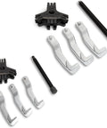 Heavy Duty Ratcheting Puller Set For Automotive Internal And External Pulls 2 And 5 Ton Converts To Two Or Three Leg Pullers Easy Jaw Connection And Quick Release Ideal For Pulley Removals And Gearbox Work components displayed
