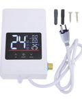 No Drama On Demand Hot Water Tankless Electric Water Heater With Slick Lcd Touchscreen Us Plug 110 Volt Compact Setup for instant hot water.