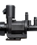 Automatic hub locking actuator (side view), black plastic vacuum solenoid, 13mm connector, Ford F-150 compatible