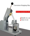 Efficient Manual Vegetable Strapping Machine For Supermarkets And Farms, featuring steel body and adjustable grip for produce packaging.