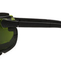 Side view of Infrared Filter Safety Eyewear 3.0 H2X AF with adjustable temples, polycarbonate frame, and elastic band for labs
