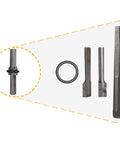 Heavy Duty Beefed Up Wedge And Feather Shims Set 10 Pack Five Eighth Inch Plug Shim And Wedge For Concrete Stone Rock Splitter Hand Tools Durable Steel Construction For Manual Stone Splitting shown