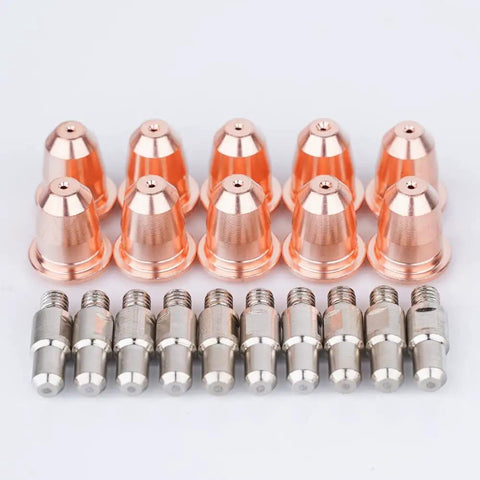 Pro Grade Trafimet S45 Plasma Cutting Torch Consumables Kit With 23 Pieces Including Electrodes PR0110 Tips PD0116 08