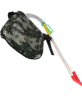Flexible Handle Manual Fertilizer Spreader With Bag For Farm Vegetables And Fruit Trees Backpack Style Garden Tool