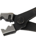 Close-up of pliers from the 80 Piece Stainless Steel Hose Clamp Kit With Pliers Nine Size Assortment for automotive repairs.